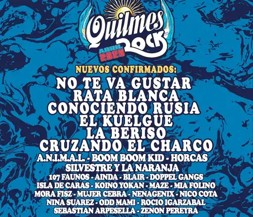 Quilmes Rock (Festival) - Quilmes Rock 2025: la grilla